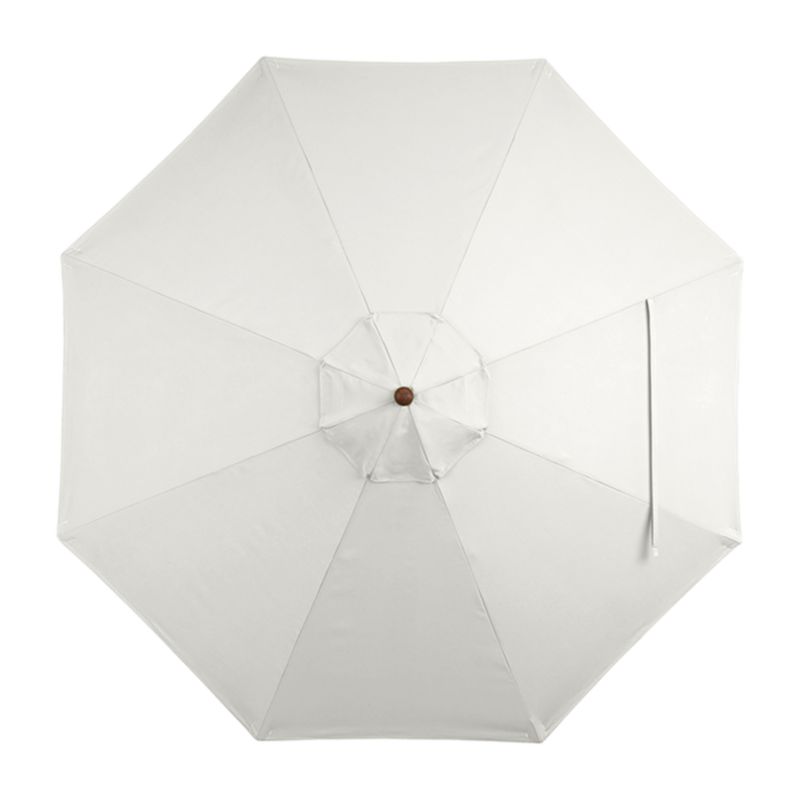 9' Round Sunbrella ® White Sand Outdoor Patio Umbrella Canopy - image 4 of 5