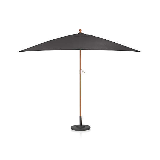 Rectangular Eucalyptus Outdoor Patio Umbrella Frame