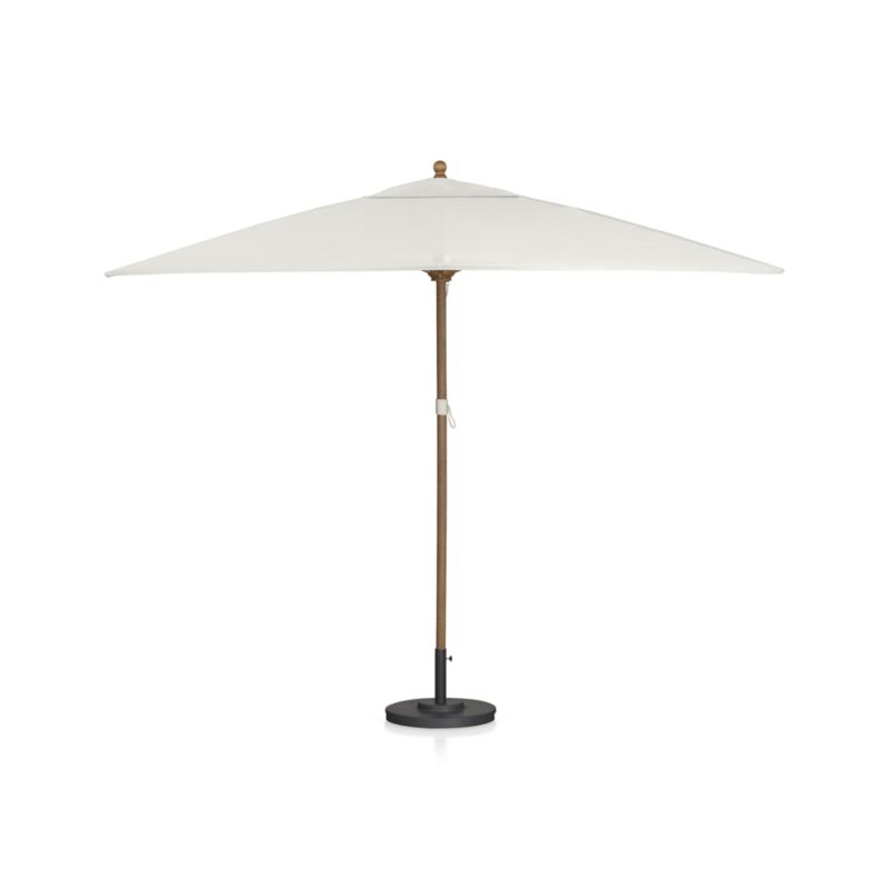 10' Rectangular Sunbrella ® White Sand Outdoor Patio Umbrella Canopy - image 1 of 4