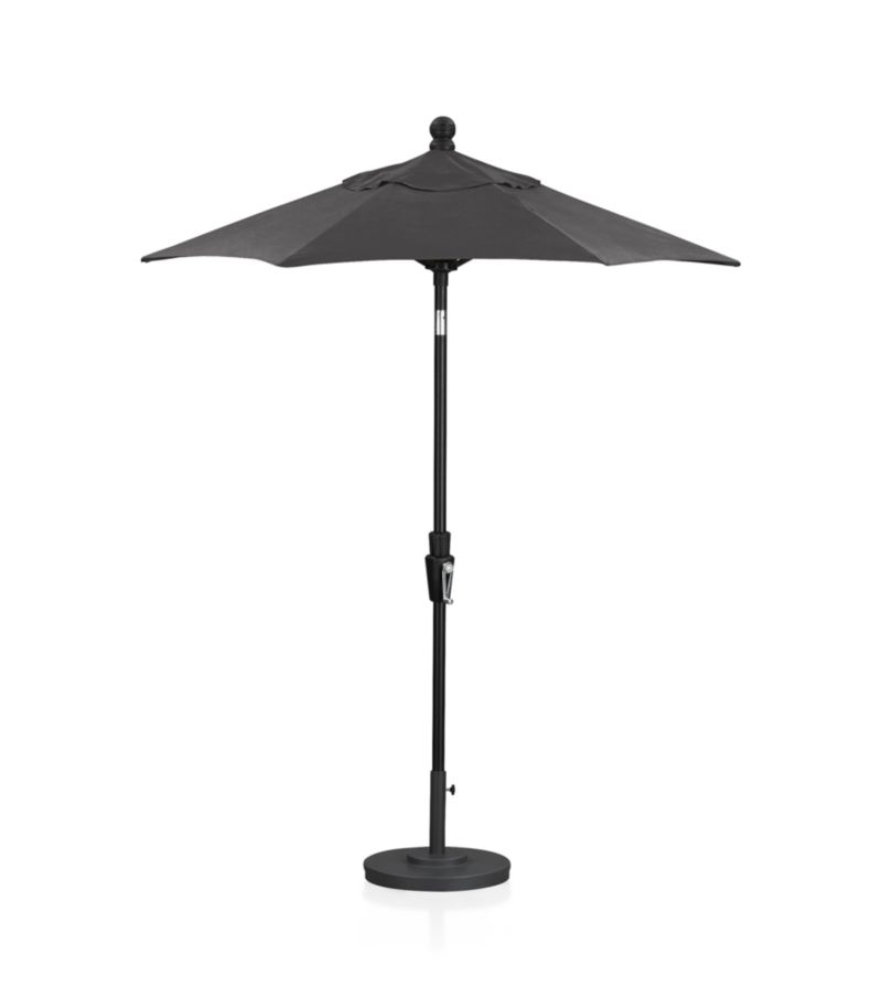 6' Round Tilt Black Outdoor Patio Umbrella Frame - image 2 of 6