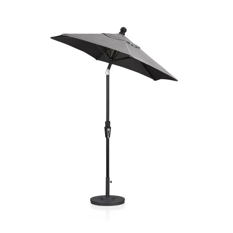 6' Round Tilt Black Outdoor Patio Umbrella Frame - image 3 of 6