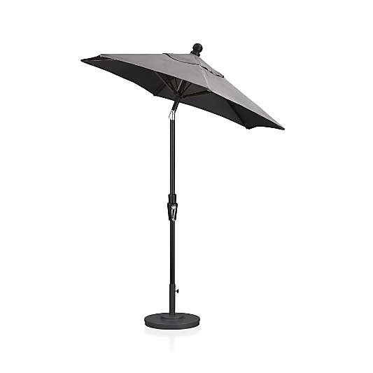 6' Round Tilt Black Outdoor Patio Umbrella Frame