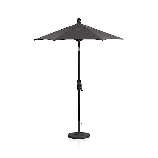 6' Round Tilt Black High Dining Outdoor Patio Umbrella Frame