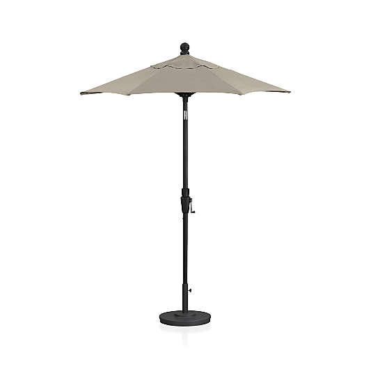 6' Round Tilt Black High Dining Outdoor Patio Umbrella Frame