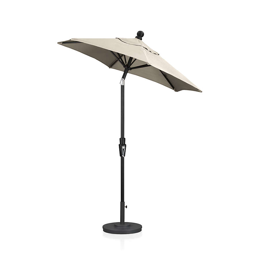 6' Round Tilt Black Outdoor Patio Umbrella Frame