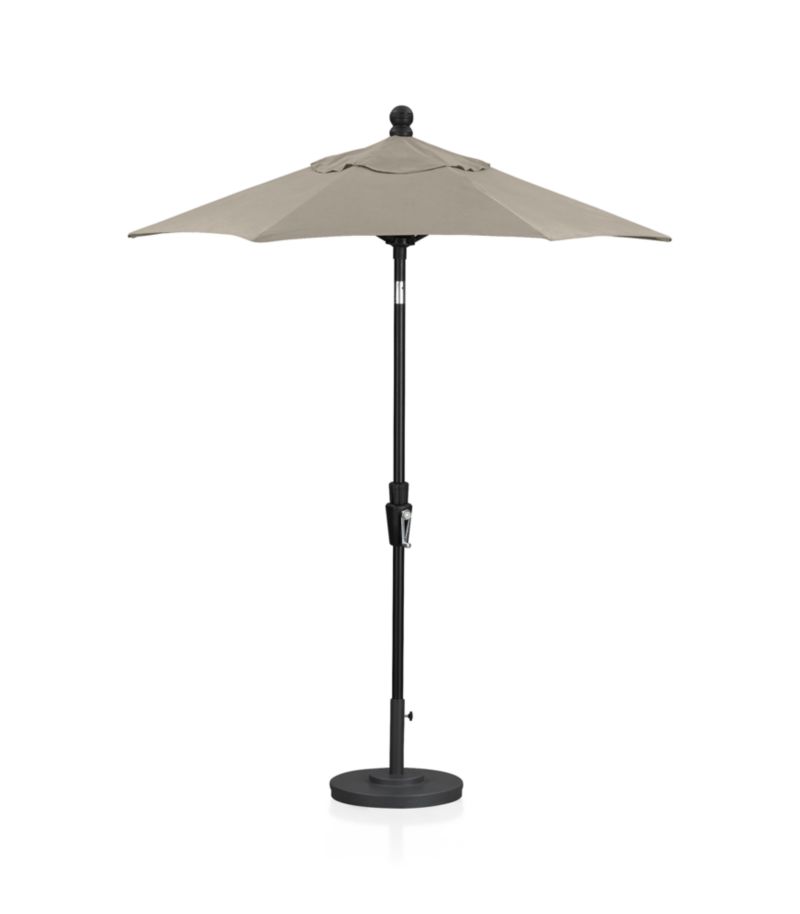 6' Round Tilt Black Outdoor Patio Umbrella Frame - image 4 of 6