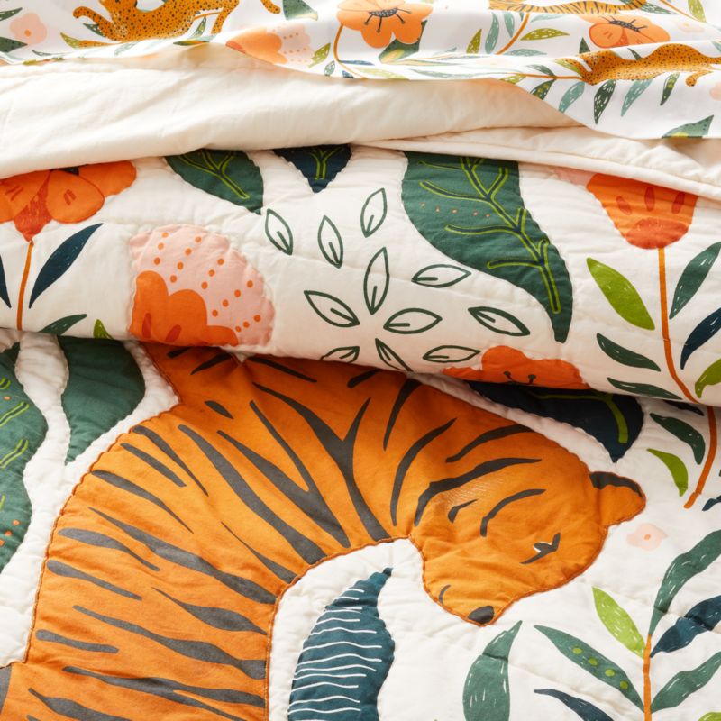 Marrakech Tiger Kids Twin Quilt