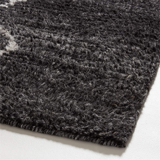 Numa Charcoal Hand Knotted Wool Rug