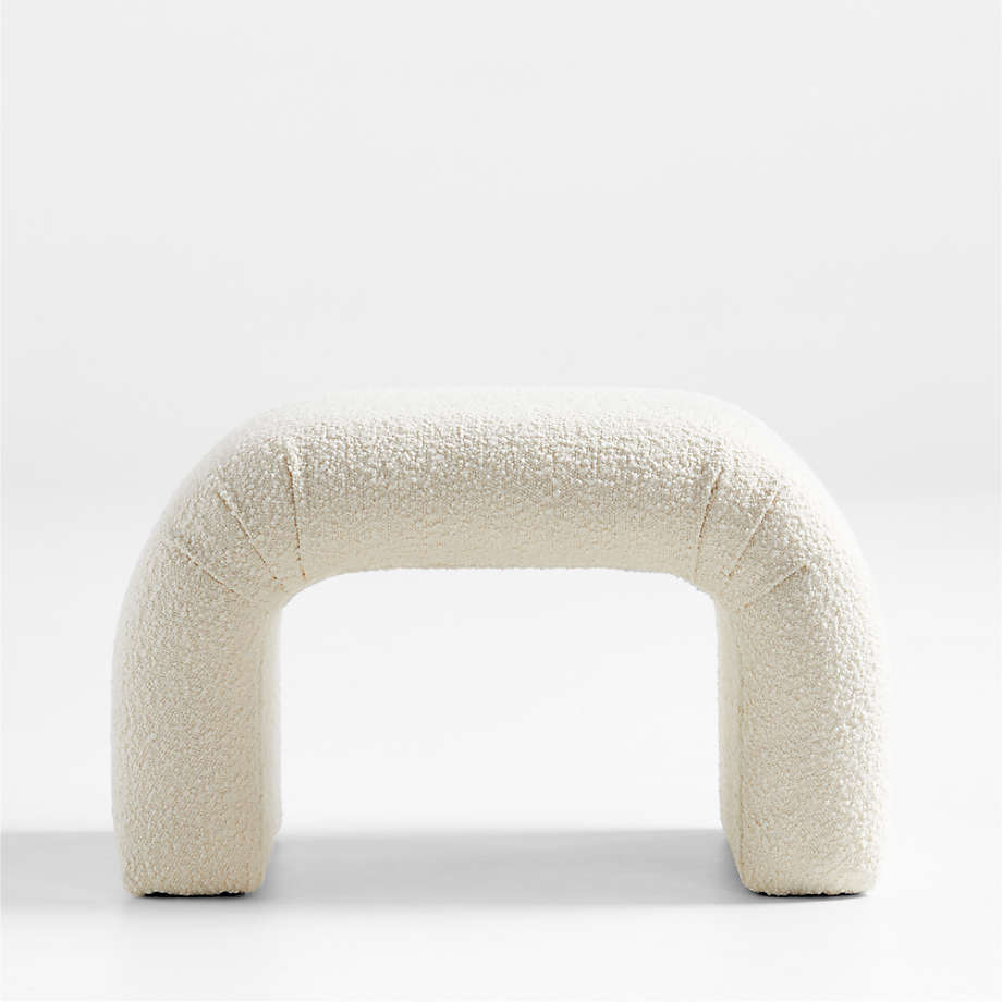 Martini Small Upholstered Ottoman by Leanne Ford + Reviews Crate