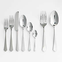 Masia 50-Piece Flatware and Serveware Set + Reviews | Crate & Barrel