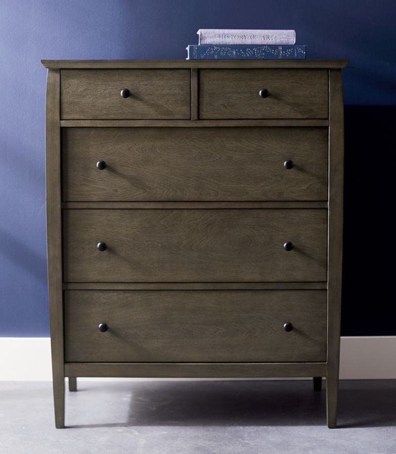 Mason Shadow 5-Drawer Grey Chest - image 3 of 7