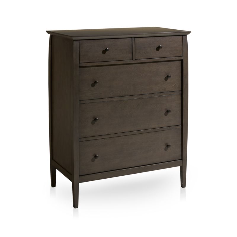 Mason Shadow 5-Drawer Grey Chest - image 5 of 7