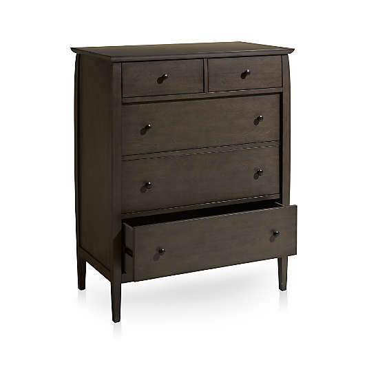 Mason Shadow 5-Drawer Grey Chest