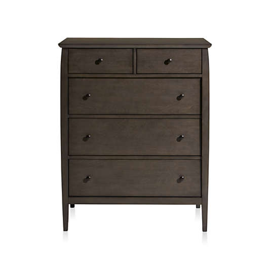 Mason Shadow 5-Drawer Grey Chest