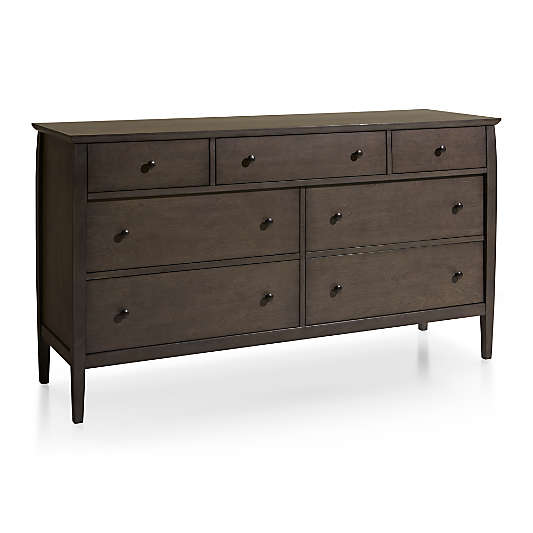 Mason Shadow 7-Drawer Grey Dresser