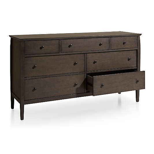 Mason 64" Shadow Grey 7-Drawer Dresser