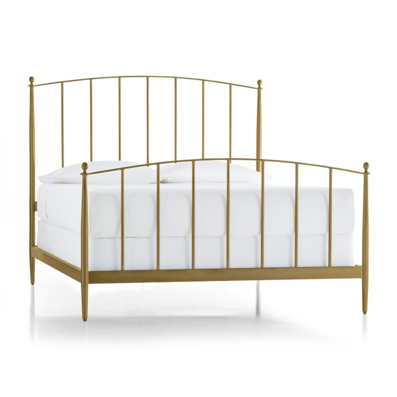 Mason Brass Queen Bed