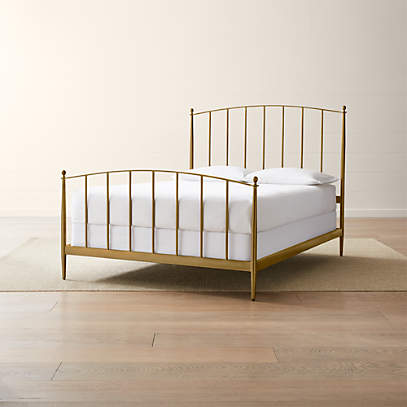 Mason Brass Bed Crate And Barrel, Brass Headboards Queen Size