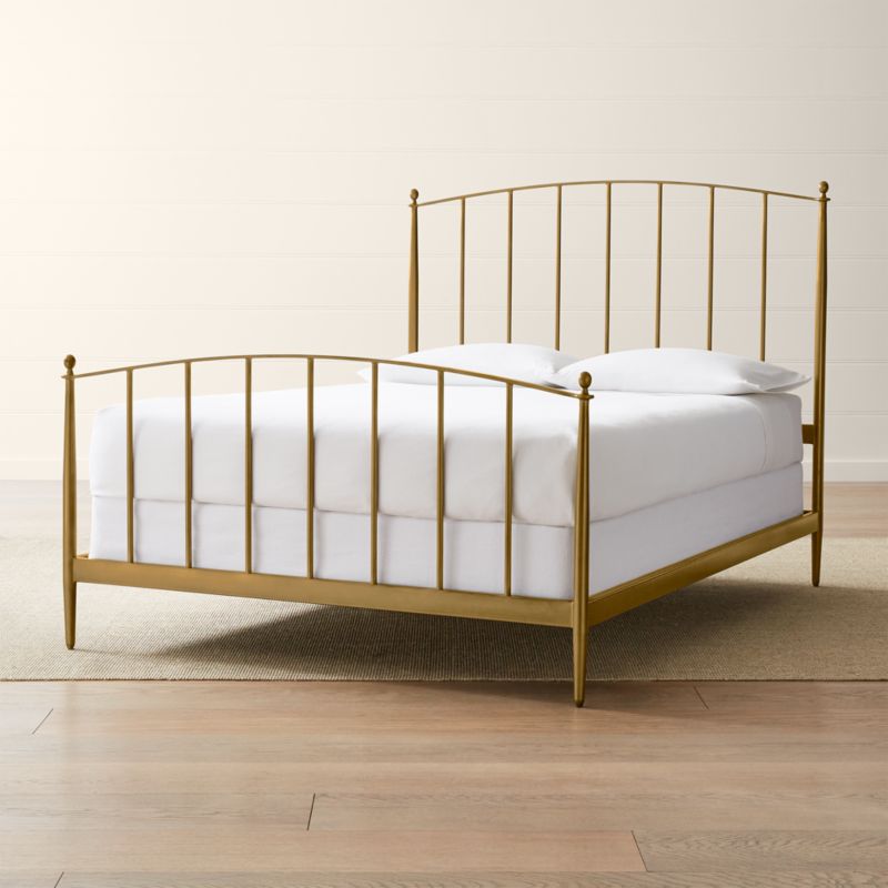 Mason Brass Queen Bed
