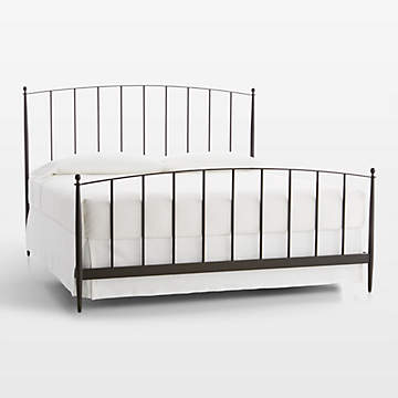 Mason Brass Queen Bed + Reviews | Crate & Barrel