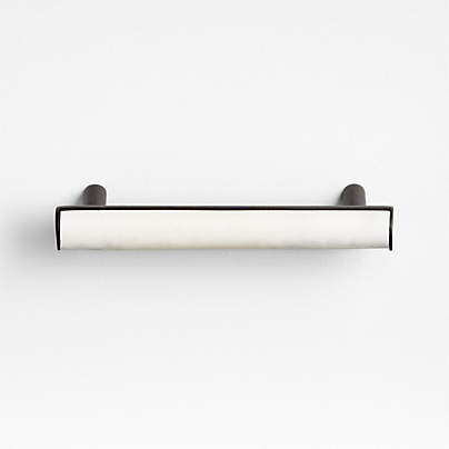 Mason Marble Hardware 4" Black Bar Pull