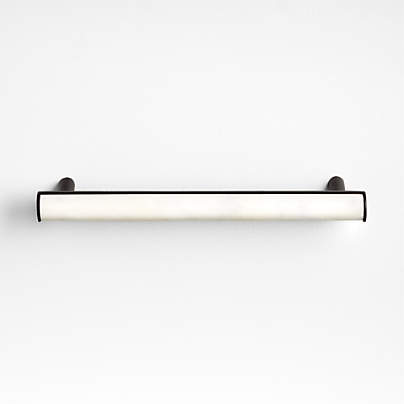 Mason Marble Hardware 6" Black Bar Pull