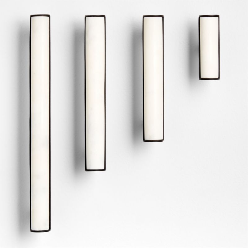 Mason Marble Hardware 4" Black Bar Pull