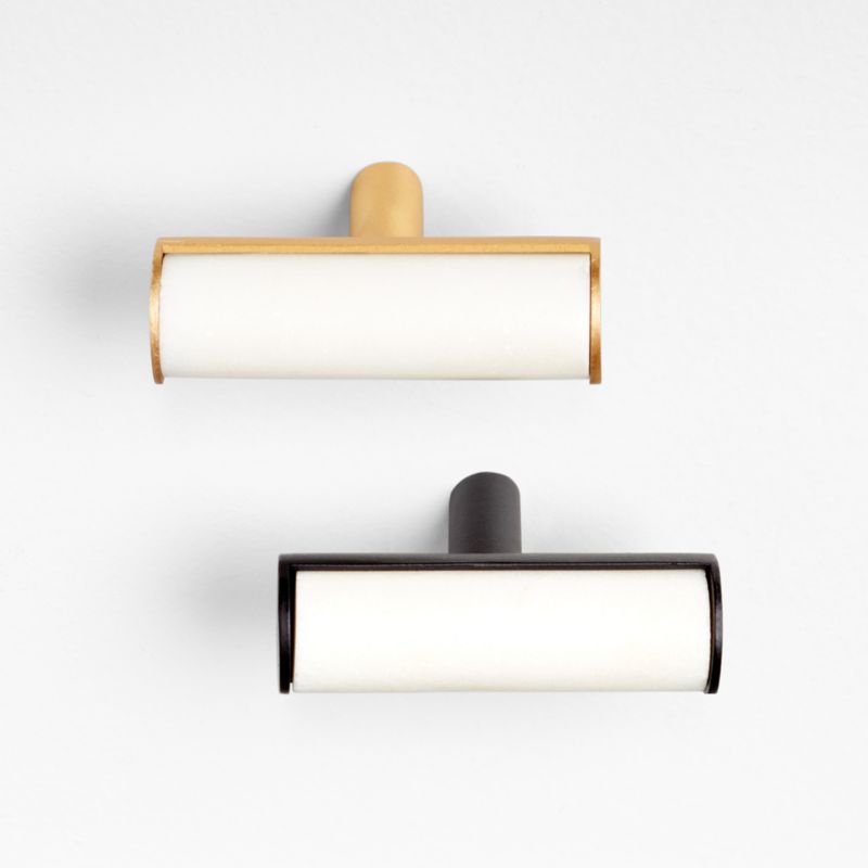 Mason Marble Hardware 4" Black Bar Pull