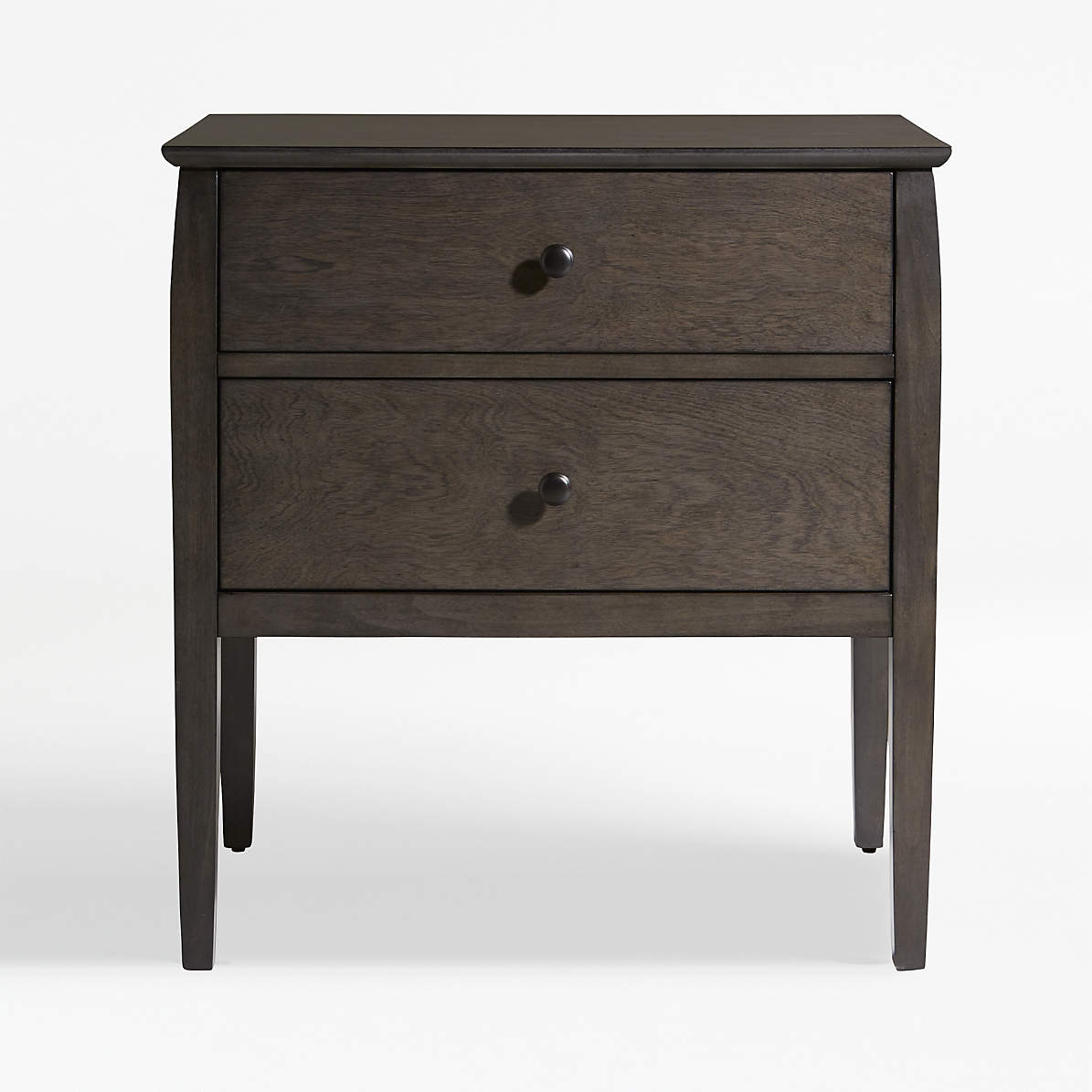 Grace Brown Night Stand with 2 Drawers