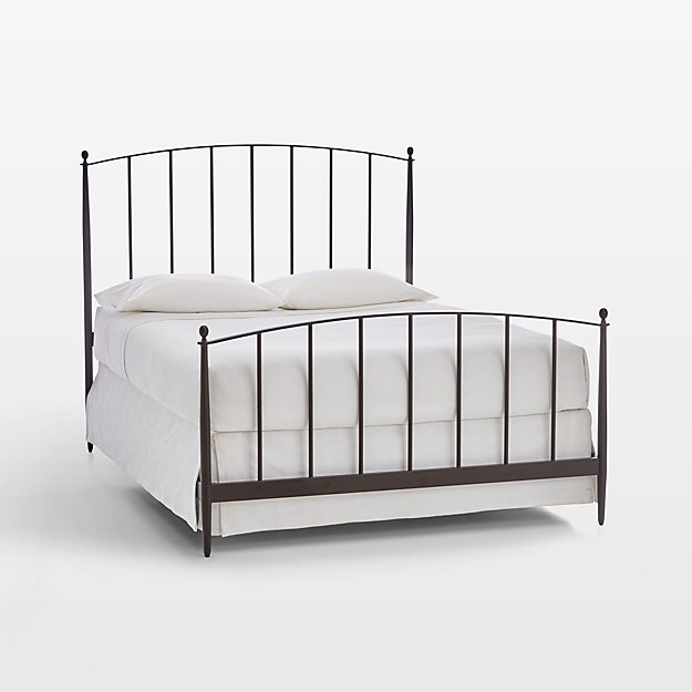 Mason Arched Metal Queen Bed + Reviews | Crate & Barrel
