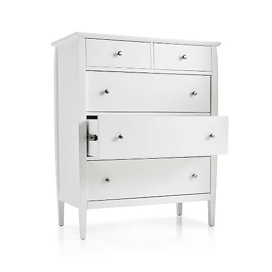 Mason White 5-Drawer Chest