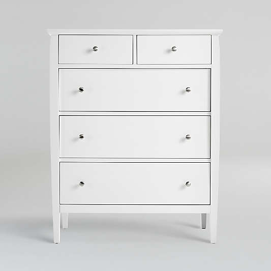 Mason White 5-Drawer Chest