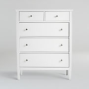 Mason 2-Drawer White Nightstand