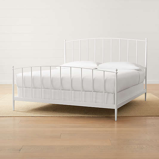 Mason White King Bed