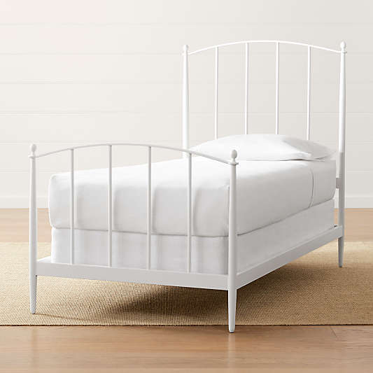 Mason White Twin Bed