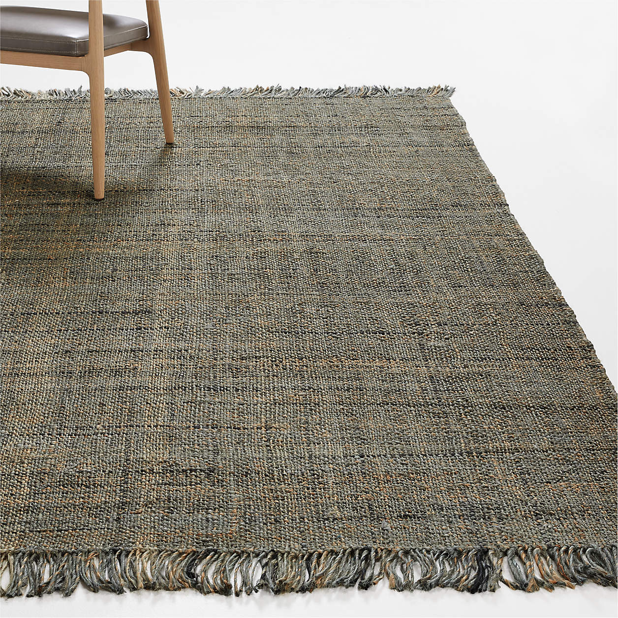 Masset Grey Jute Rug Crate & Barrel