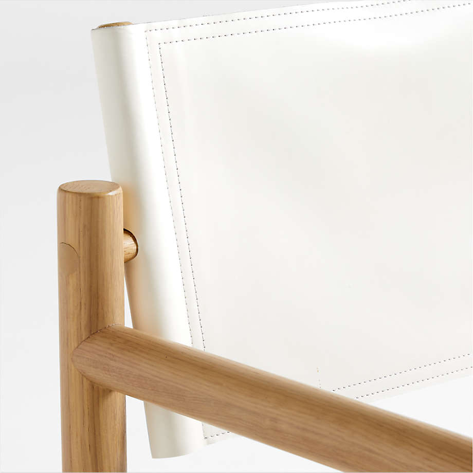 Mast Leather Director's Counter Stool by Leanne Ford