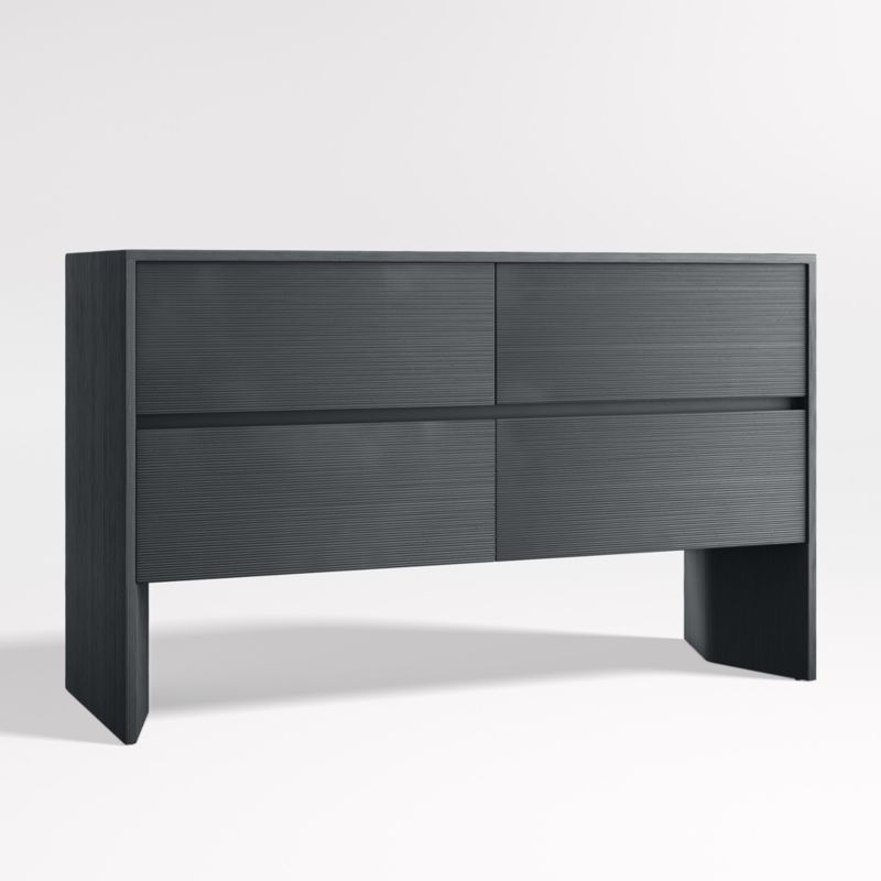 Mataro Black 4-Drawer Dresser