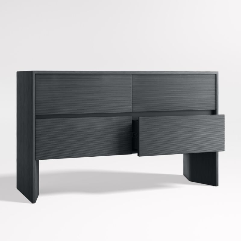 Mataro Black 4-Drawer Dresser