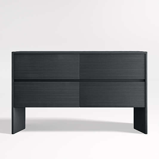 Mataro Black 4-Drawer Dresser