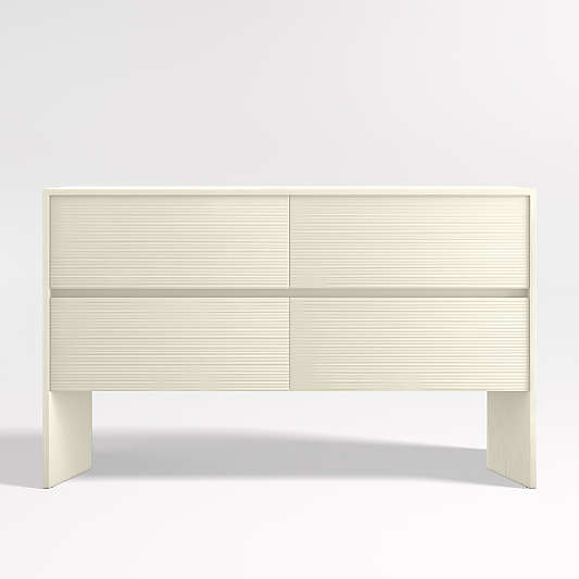 Mataro White 4-Drawer Dresser