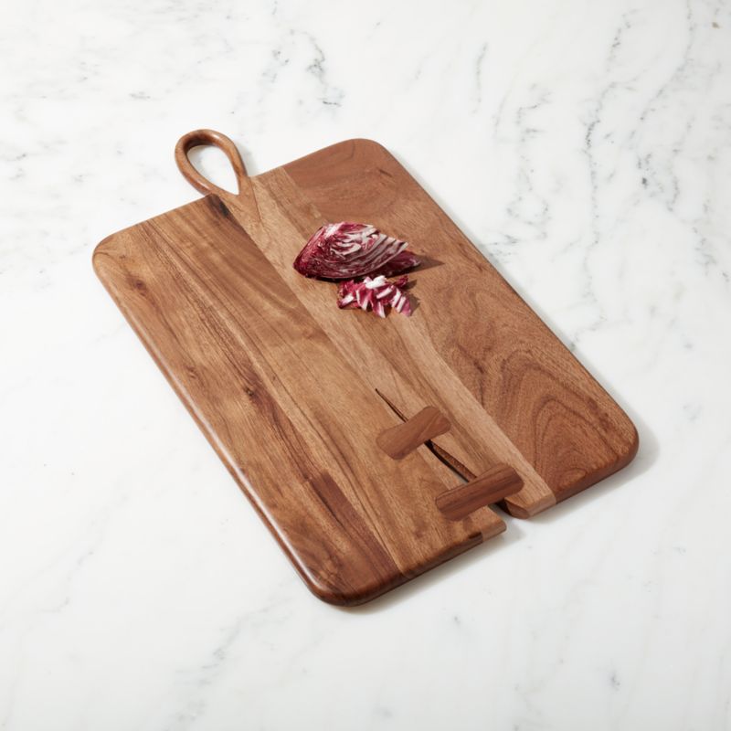 Acacia Square Board With Short Handle Mini, Be Home