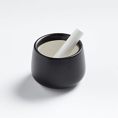 View Matte Black Mini Mortar and Pestle details
