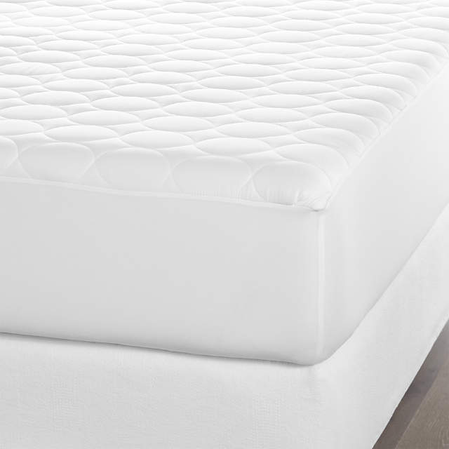 JEAREY Heated Mattress Pad 1-in D Polyester King Hypoallergenic Mattress Cover in White | JE-LXDRCL-WH-K