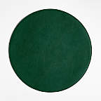 View Maxwell Green Round Easy-Clean Holiday Placemat - image 1 of 5