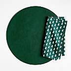 View Maxwell Green Round Easy-Clean Holiday Placemat - image 5 of 5