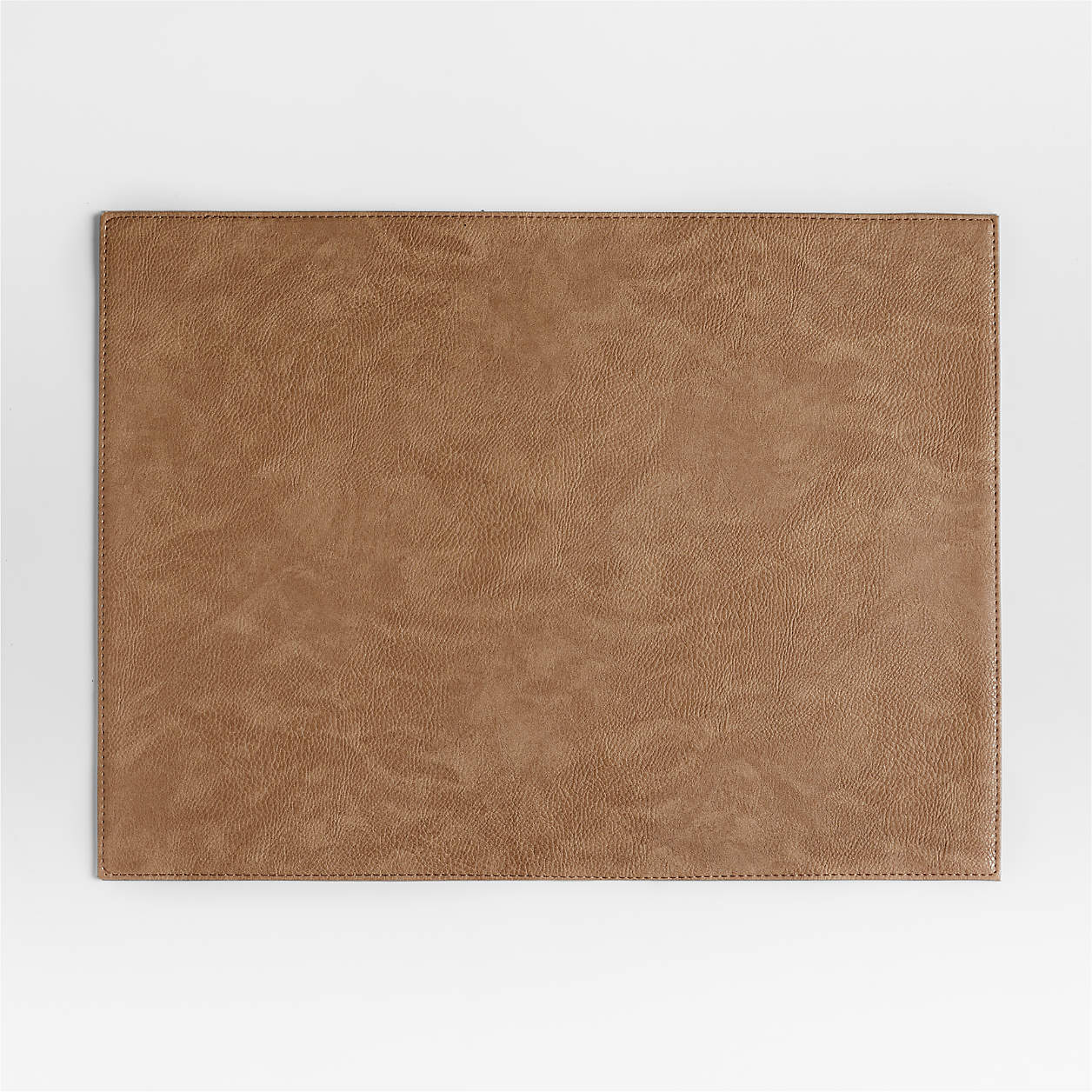 Maxwell Rectangular Sand Brown EasyClean Placemat + Reviews Crate