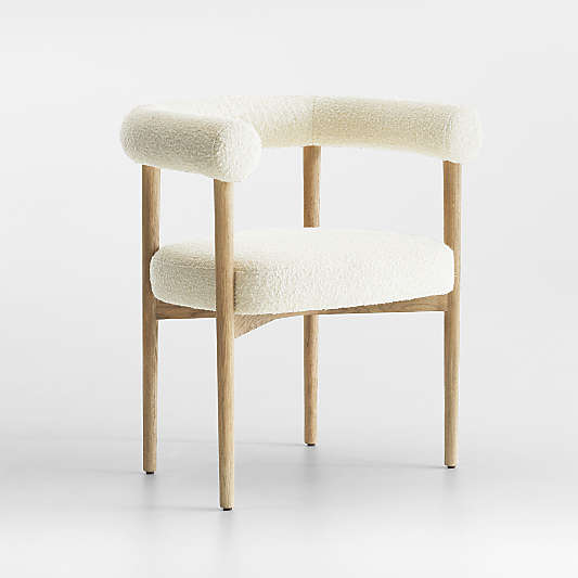 Mazz Boucle Dining Chair by Leanne Ford