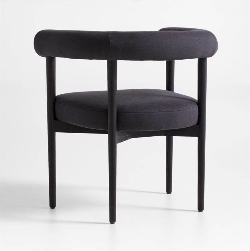 Mazz Charcoal Curved Dining Chair by Leanne Ford - image 6 of 8