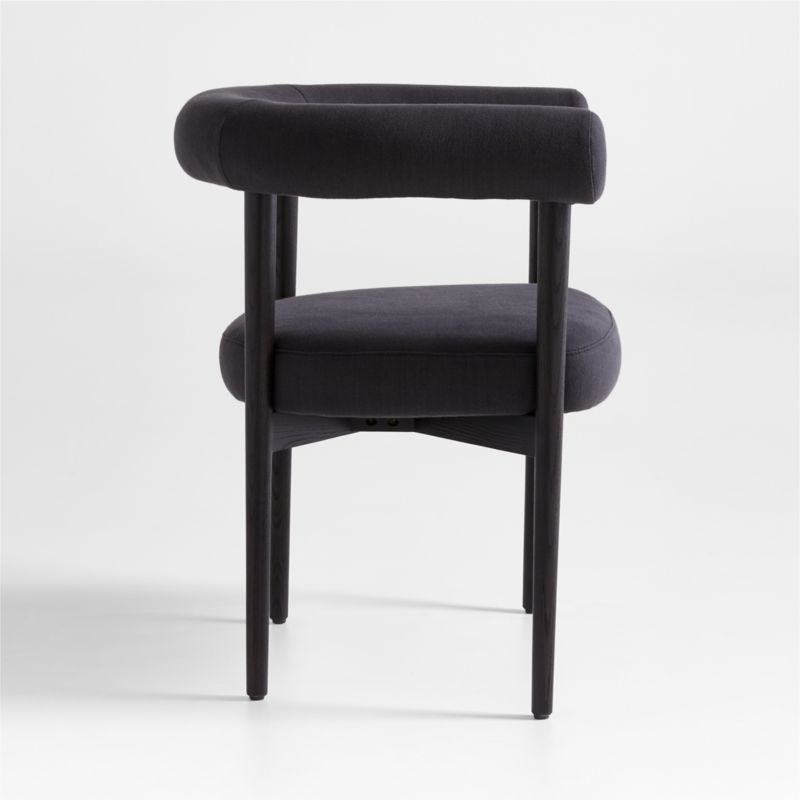 Mazz Charcoal Curved Dining Chair by Leanne Ford - image 5 of 8